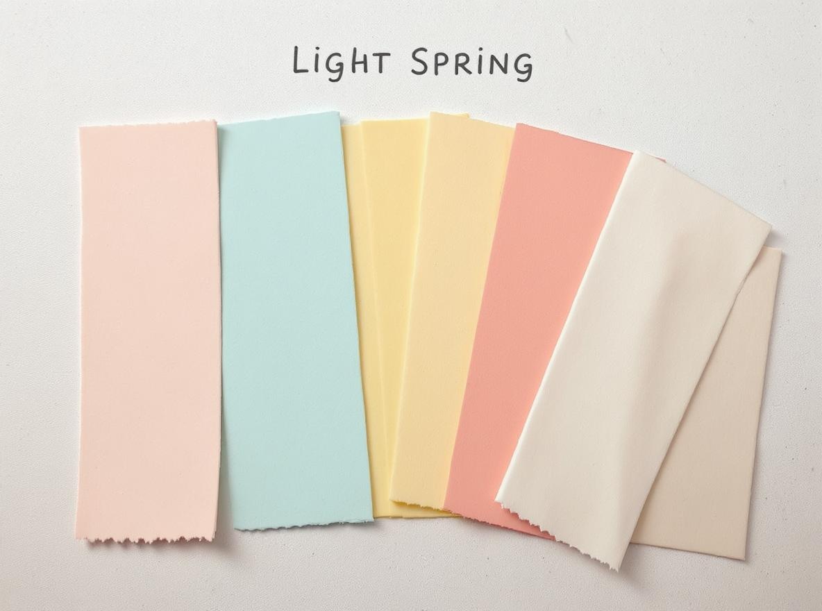 Light Spring Color Swatches