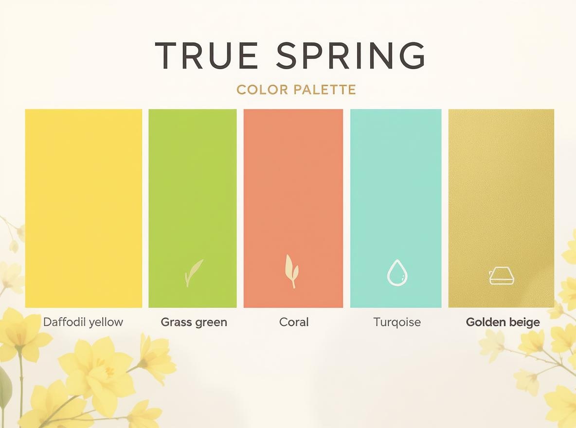 True Spring Color Palette Overview