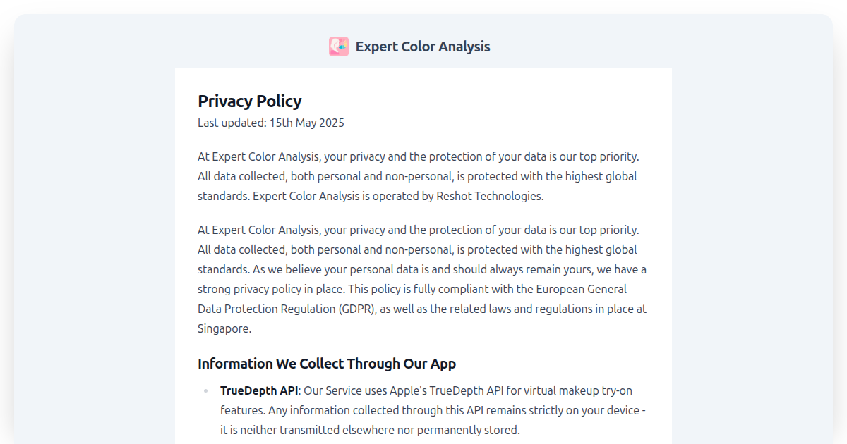 Privacy Policy